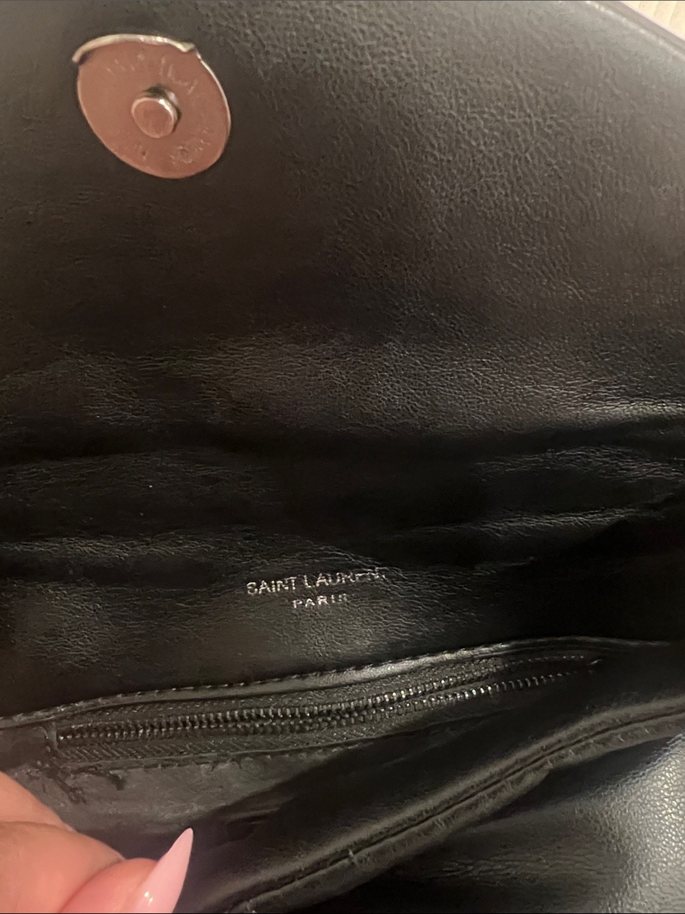 Quilted Chevon Leather Bag - Picture 5 of 8